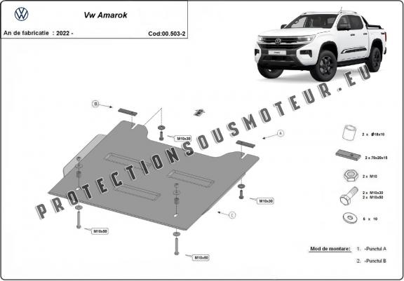 Cache de protection de transfert Volkswagen Amarok