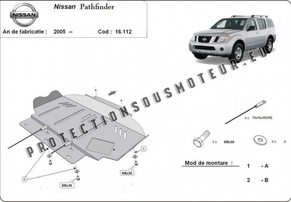 Cache Sous Moteur Nissan Pathfinder