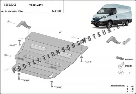 Cache sous moteur Iveco Daily 7