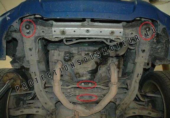 Cache sous moteur et de la boîte de vitesse Subaru Forester 2