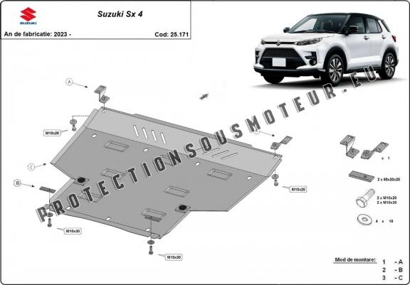 Aluminium cache sous moteur et de la boîte de vitesse Suzuki SX4