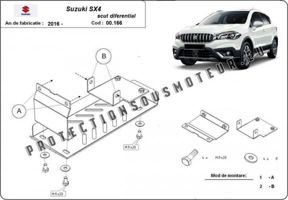 Cache de protection du différentiel Suzuki SX4