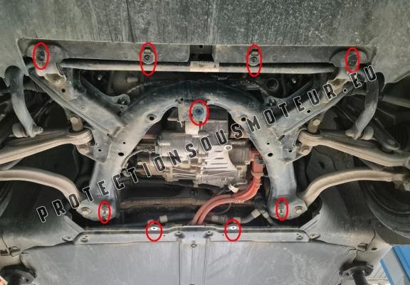 Cacher sous moteur avant pour Tesla Model 3 AWD