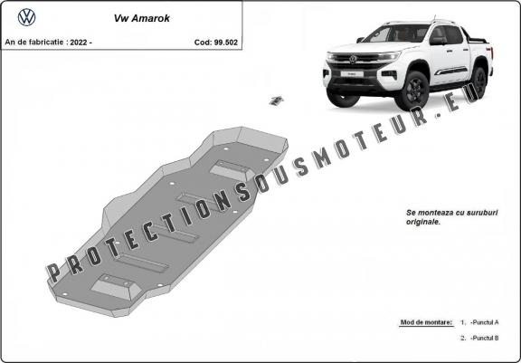 Cache de protection de réservoir Volkswagen Amarok (MB3G9A147CF; 2643728)