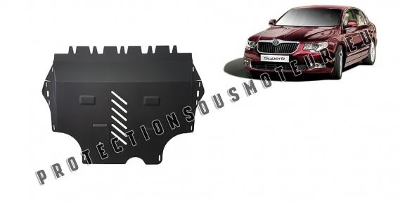 Cache sous moteur et de la boîte de vitesse Skoda Superb