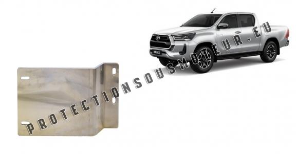 Cache de protection capteurs DPF Toyota Hilux - Aluminium