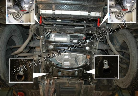 Cache sous moteur et de la radiateur BMW X3 - F25