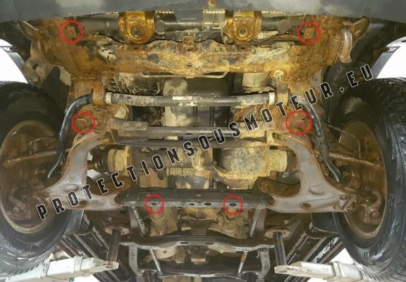 Cache sous moteur et de la radiateur Mitsubishi Pajero Sport 1