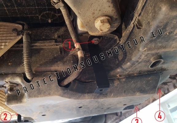 Cache de protection réservoir AdBlue Volkswagen Crafter